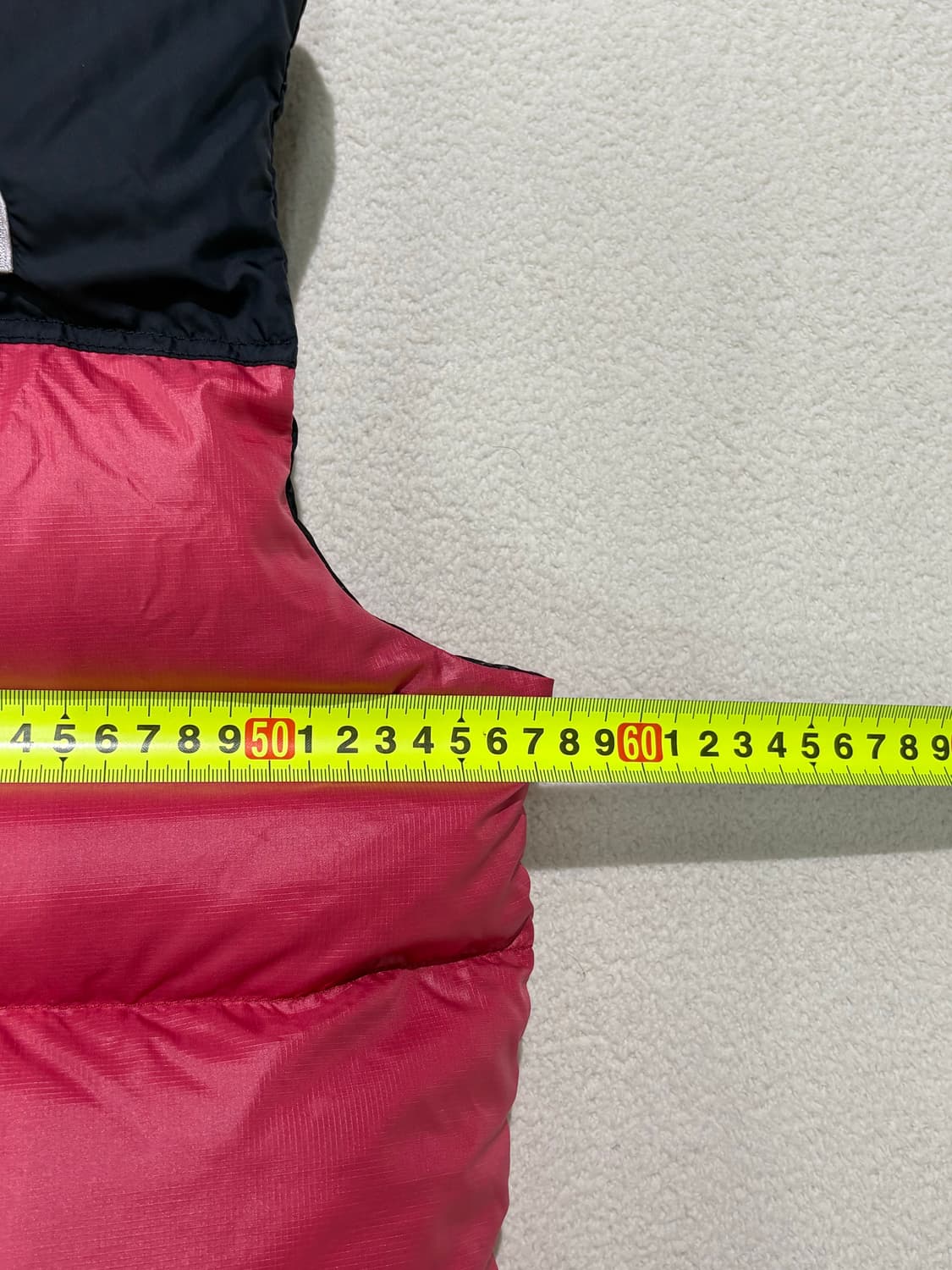 노스페이스 700 눕시 조끼 패딩 레드 95-100 상품이미지5