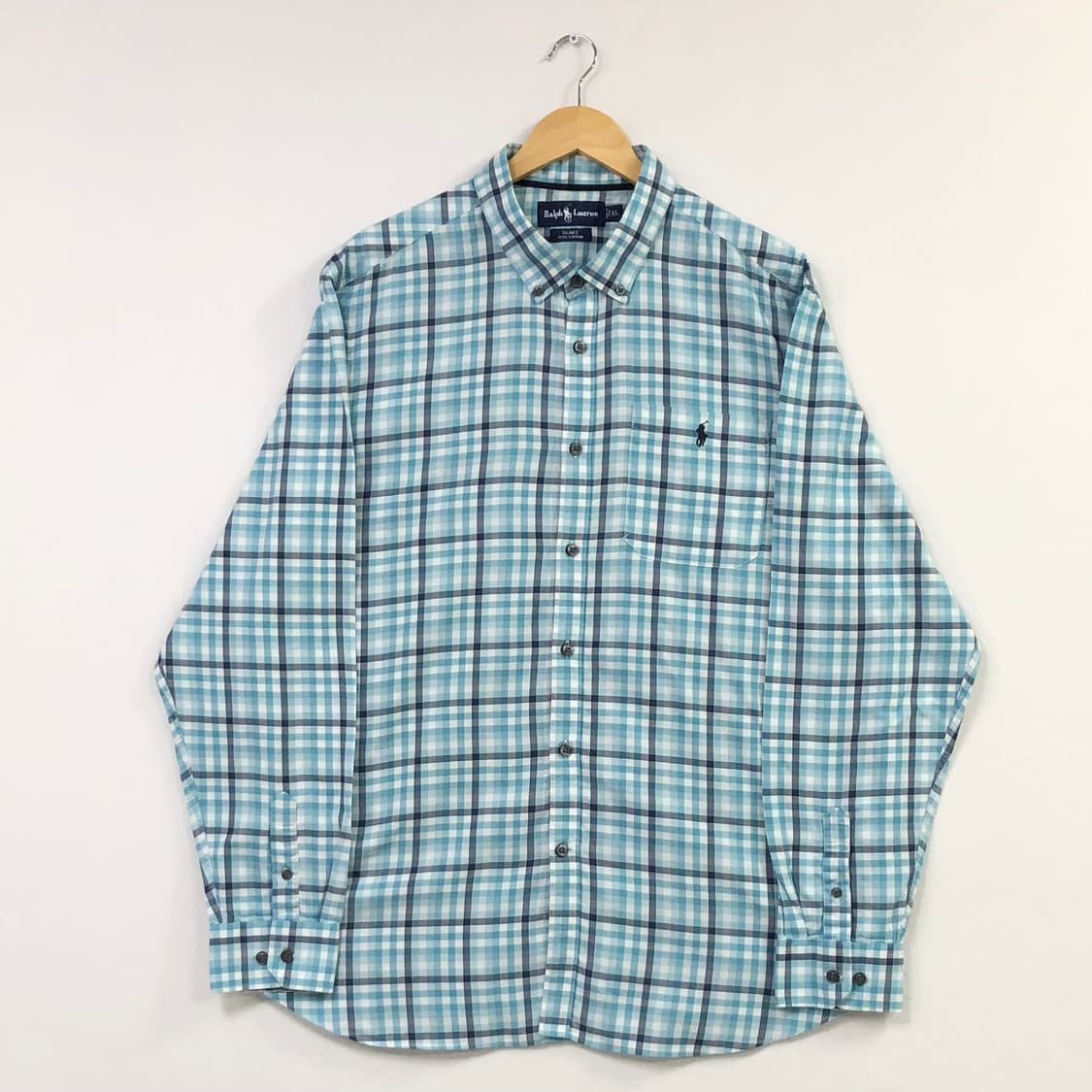 Xxl 폴로 체크 셔츠 상품이미지2
