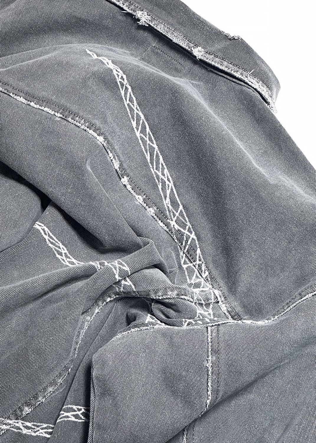 빈티지 자수 데님트러커자켓 상품이미지2