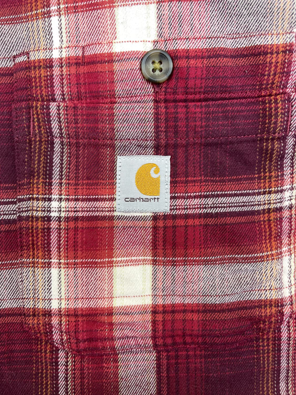 칼하트 러그드 플렉스 플란넬 체크 셔츠 상품이미지5