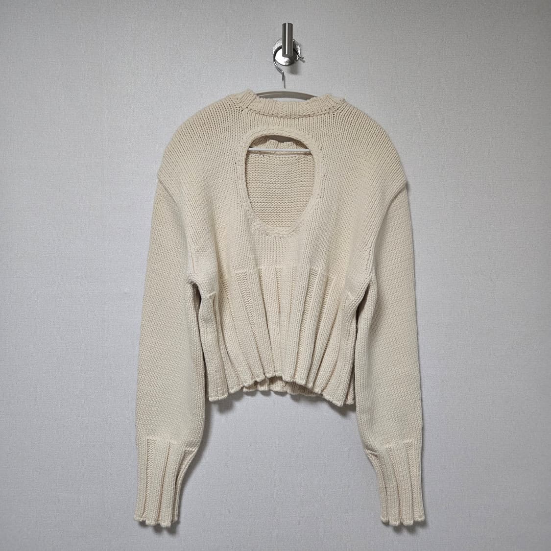 샵엠 백서클 코튼 니트 / 여성 니트/ 여자 니트 상품이미지5