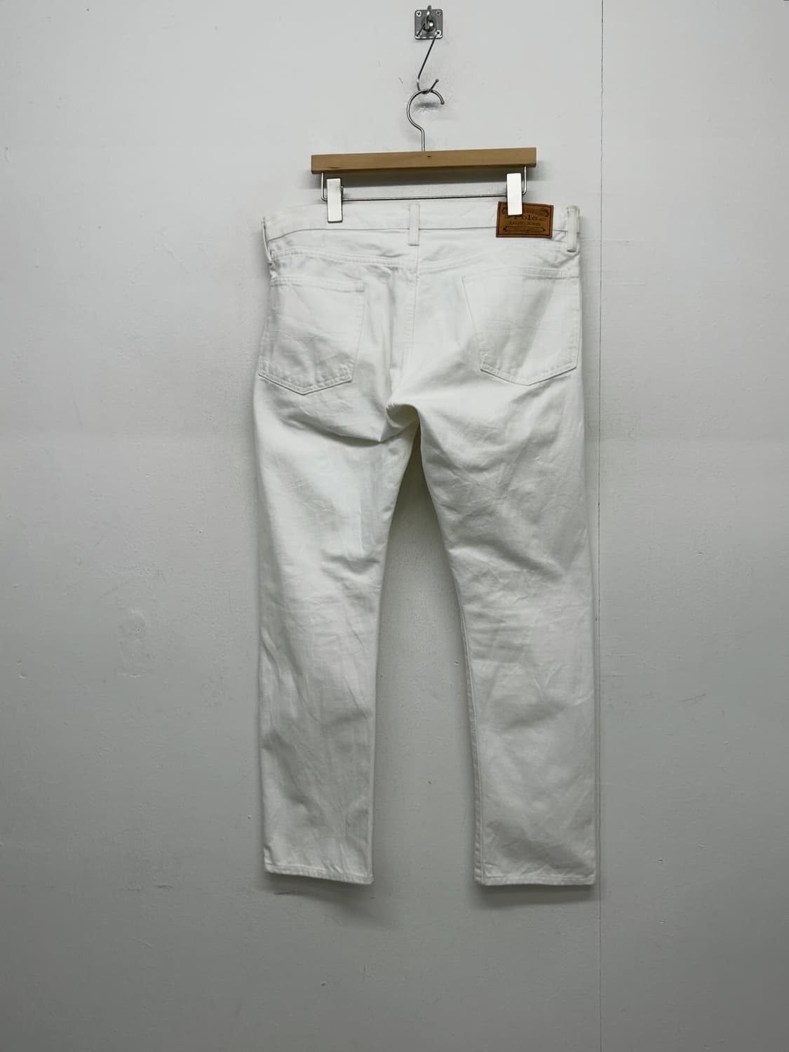 폴로 랄프로렌 화이트 데님 팬츠 상품이미지5