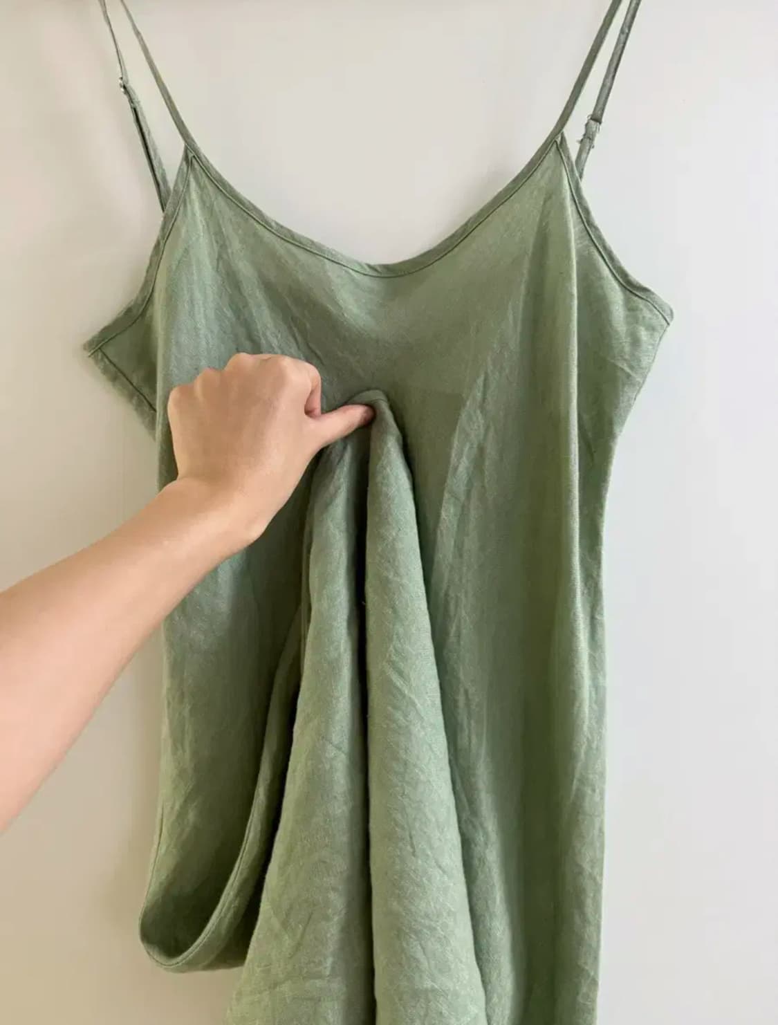 baserange dydine green dress 상품이미지3