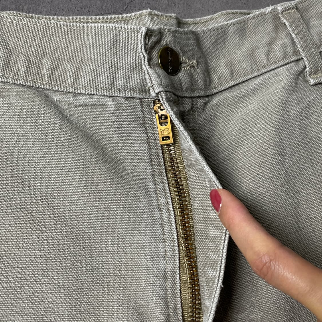 CARHARTT 칼하트 B11 캔버스 싱글니 카펜터 워크팬츠 A01015 상품이미지3