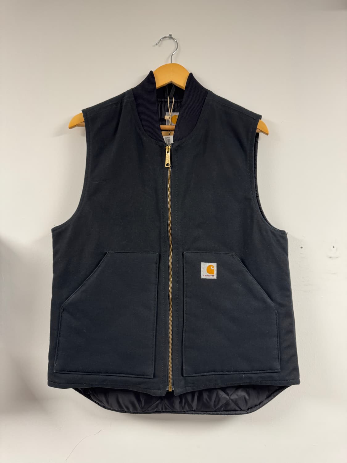 칼하트 덕캔버스 워크 베스트 블랙 M 상품이미지1