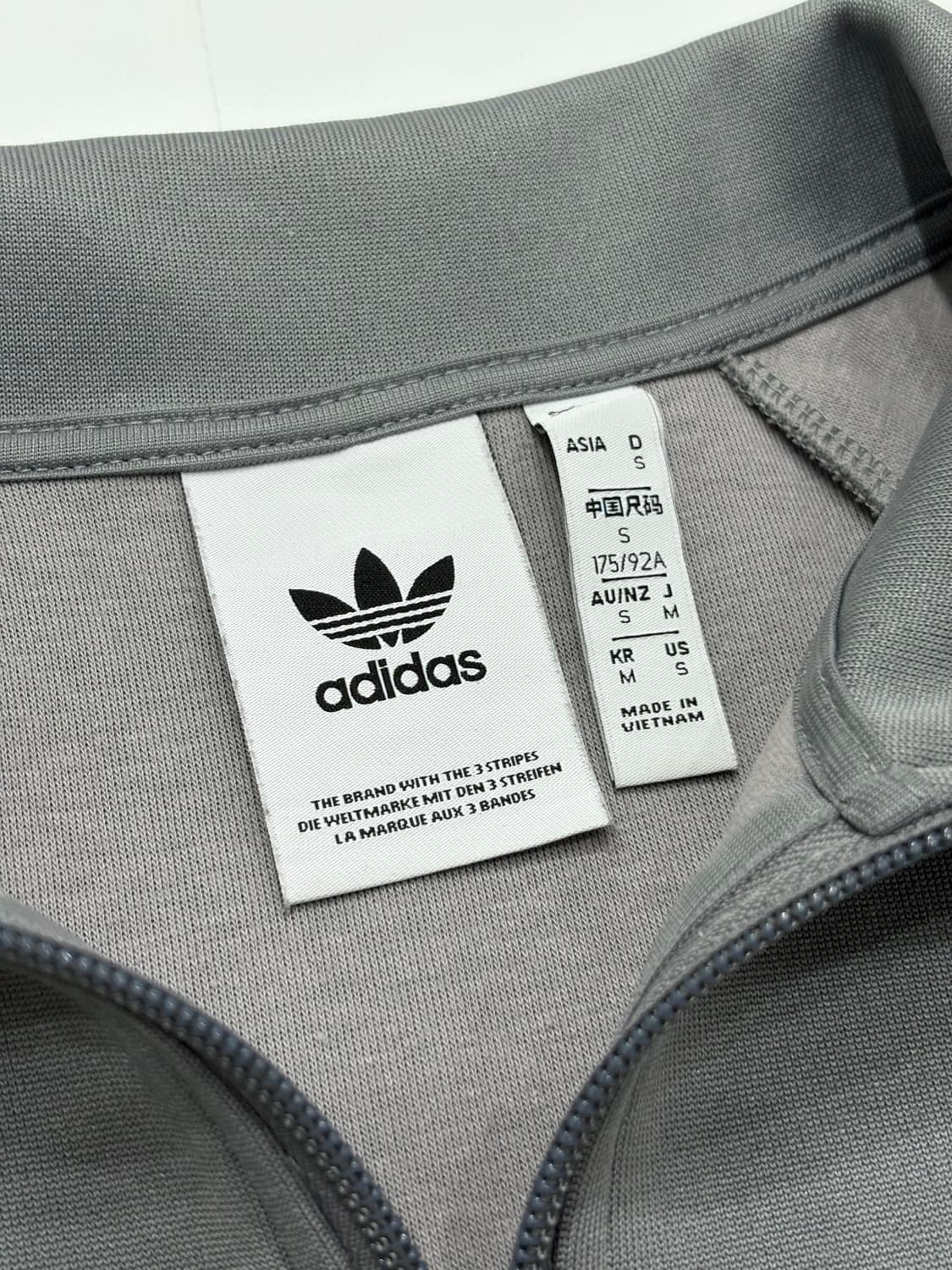 adidas 아디다스 신형 불꽃 트랙탑 그레이 져지 상품이미지6
