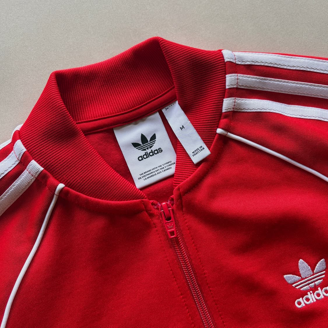 [M]아디다스 트레포일 SST 레드 트랙탑 져지 상품이미지7