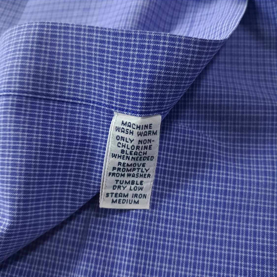 CK225 2XL 폴로 90s 블루 핀체크 셔츠 남방 상품이미지6