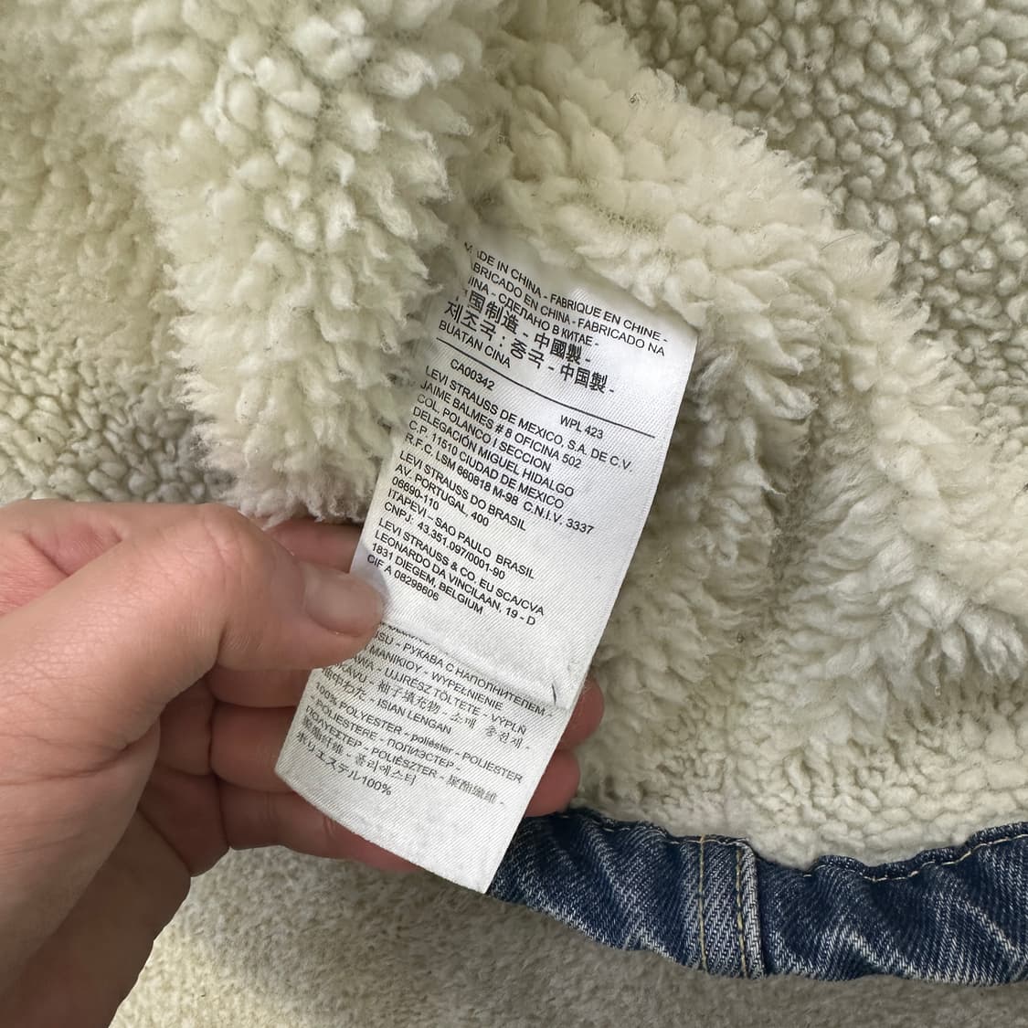 L 리바이스 쉐르파 트러커 자켓 0317D 상품이미지4