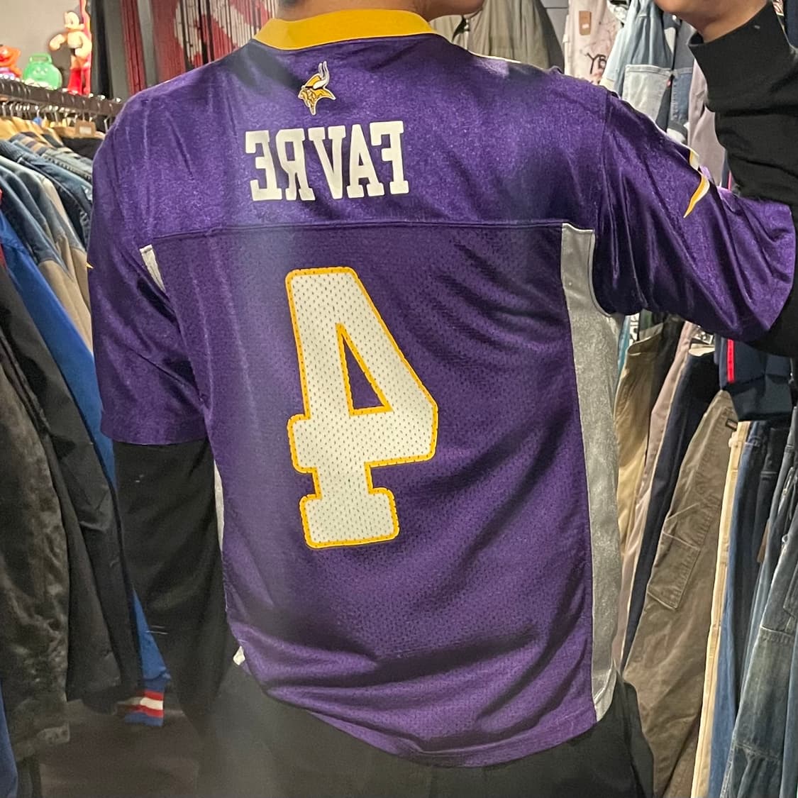 [IM] NFL X Reebok FAVRE No.4 퍼플 반팔져지 상품이미지6