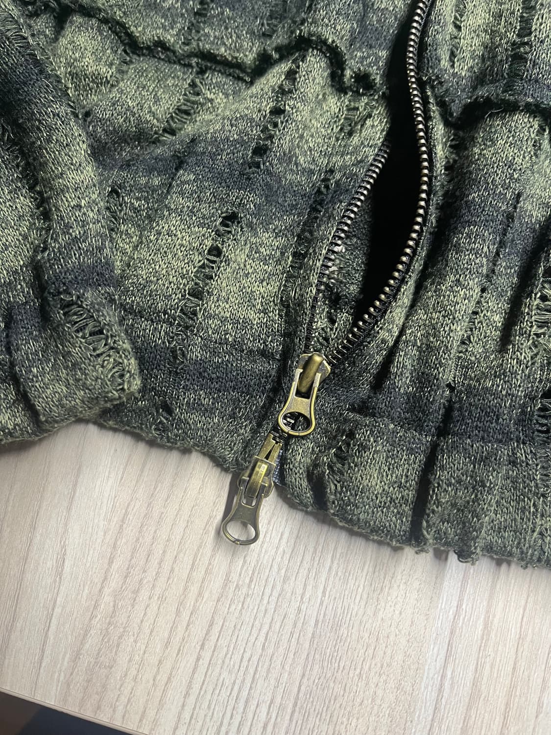 grunge neat two-way hoodie 상품이미지3