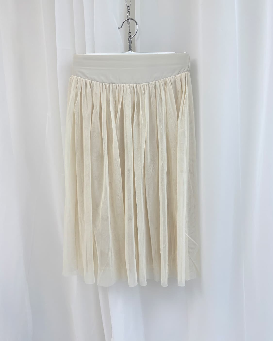 swan tulle balletcore beige ivory skirt 상품이미지1
