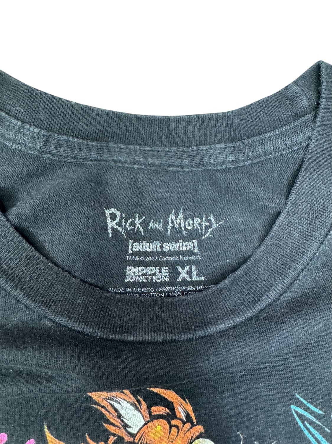 빈티지 릭 앤 모티 Rick and Morty 그래픽 티셔츠 XL 상품이미지3