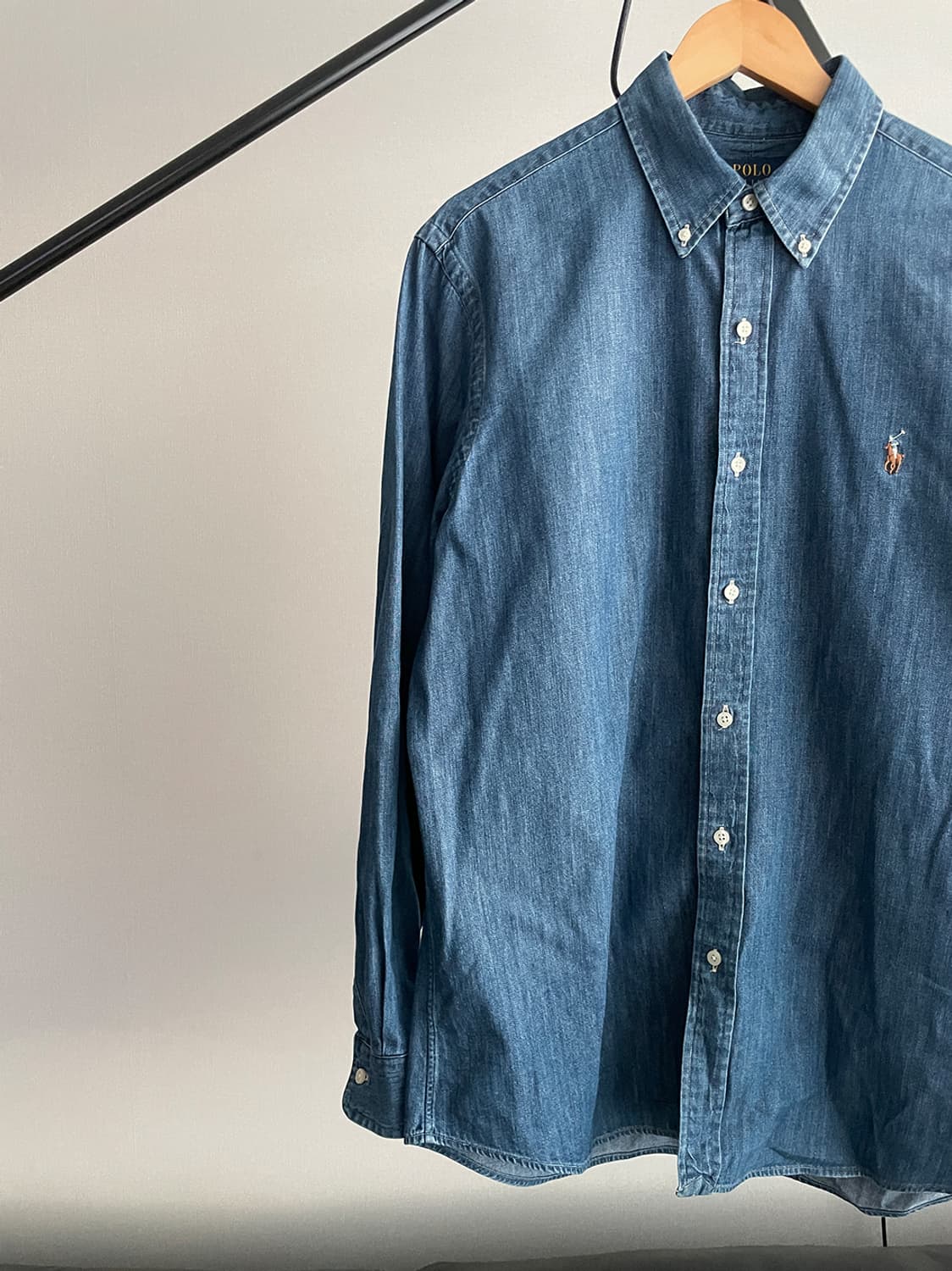 폴로 데님 셔츠 (QR정품) 상품이미지3