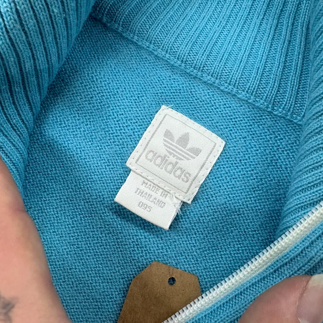 (95)아디다스컬러블록니트집업 상품이미지5