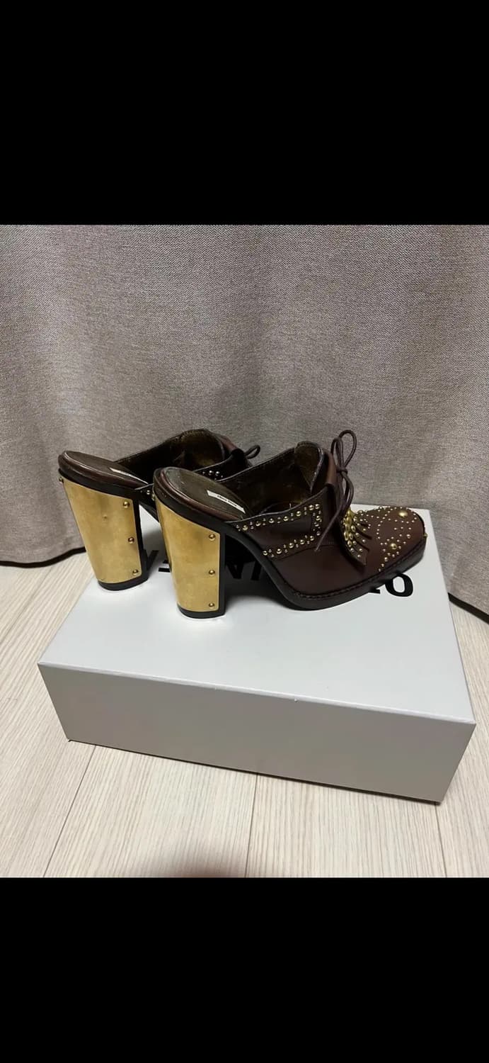 미우미우 힐 뮬 miu miu heel mules 상품이미지4