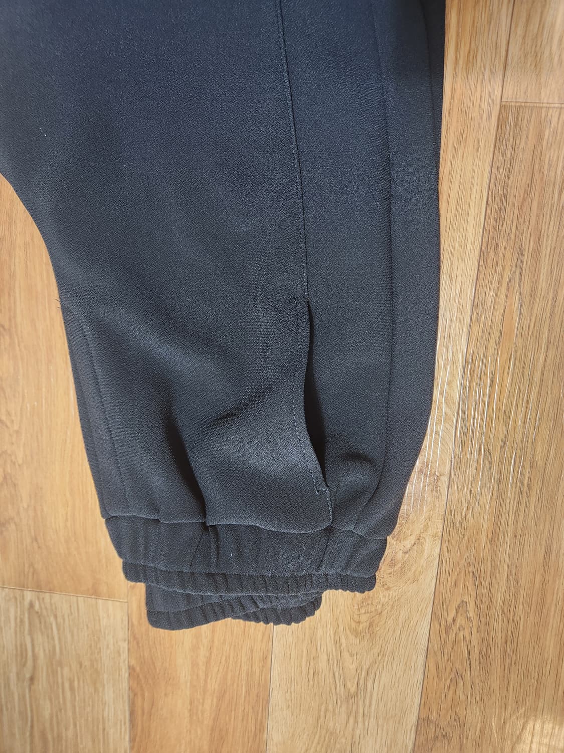 DONISER 여성 블랙 기모조커 바지 상품이미지5