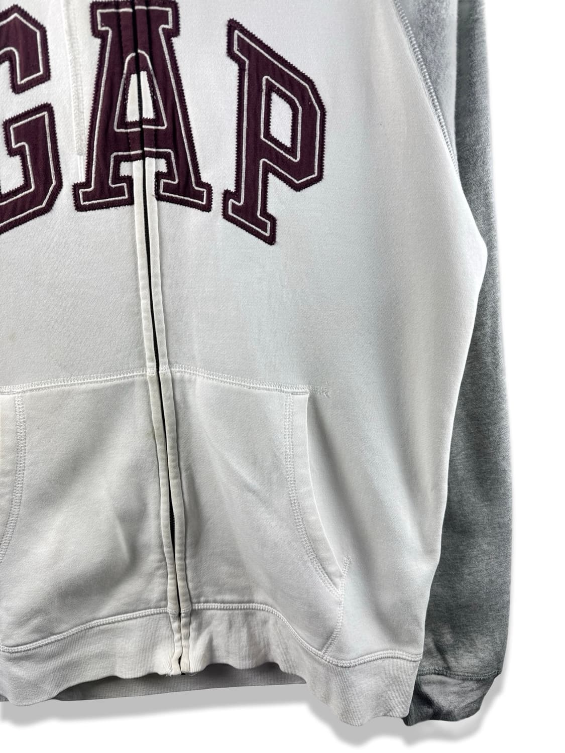 갭 희귀 나그랑 화이트 그레이 브라운 후드집업1874 상품이미지5