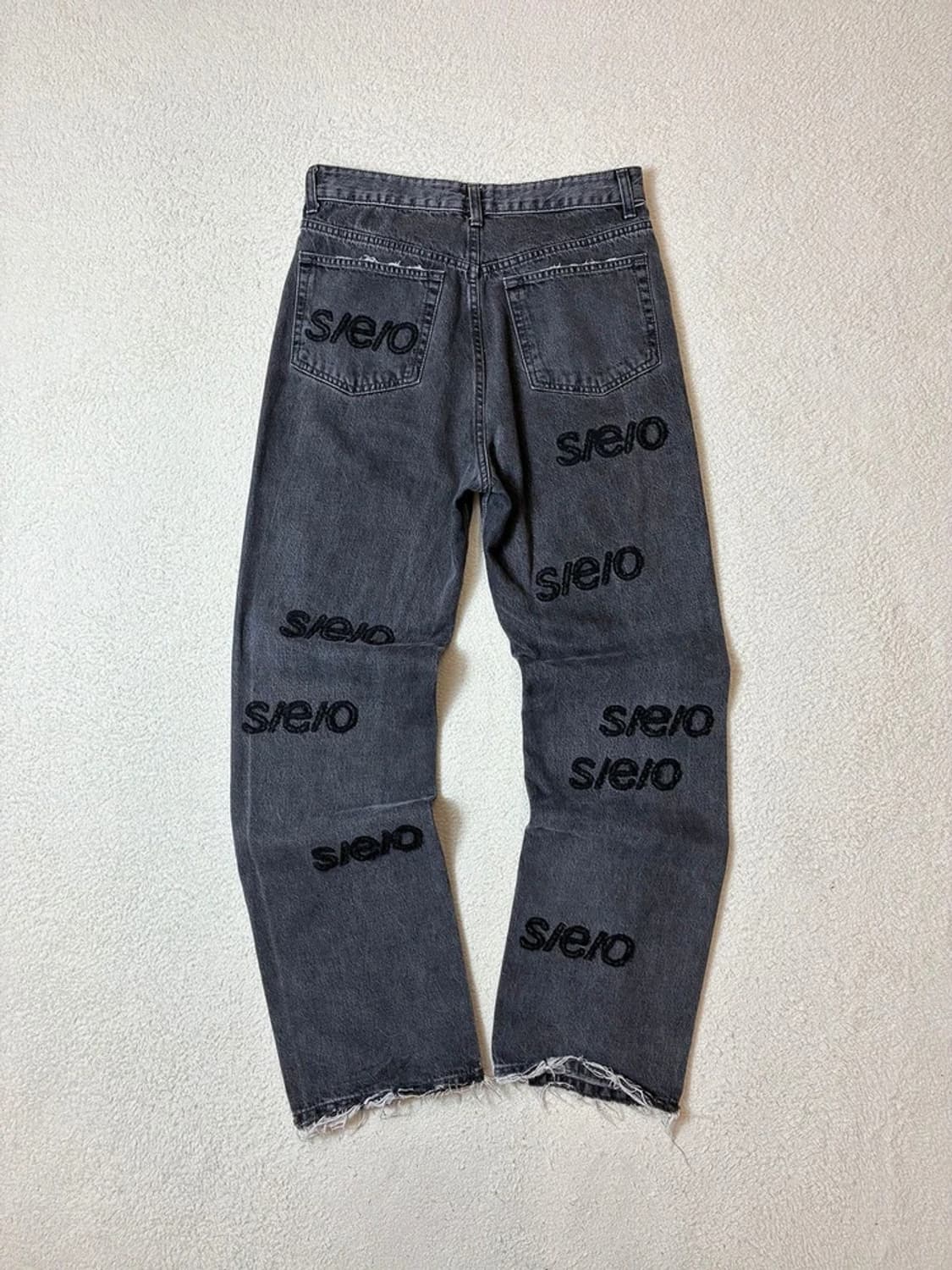 에스이오 seo 로고 엠브로이더리 데님 팬츠 PN6791 상품이미지7