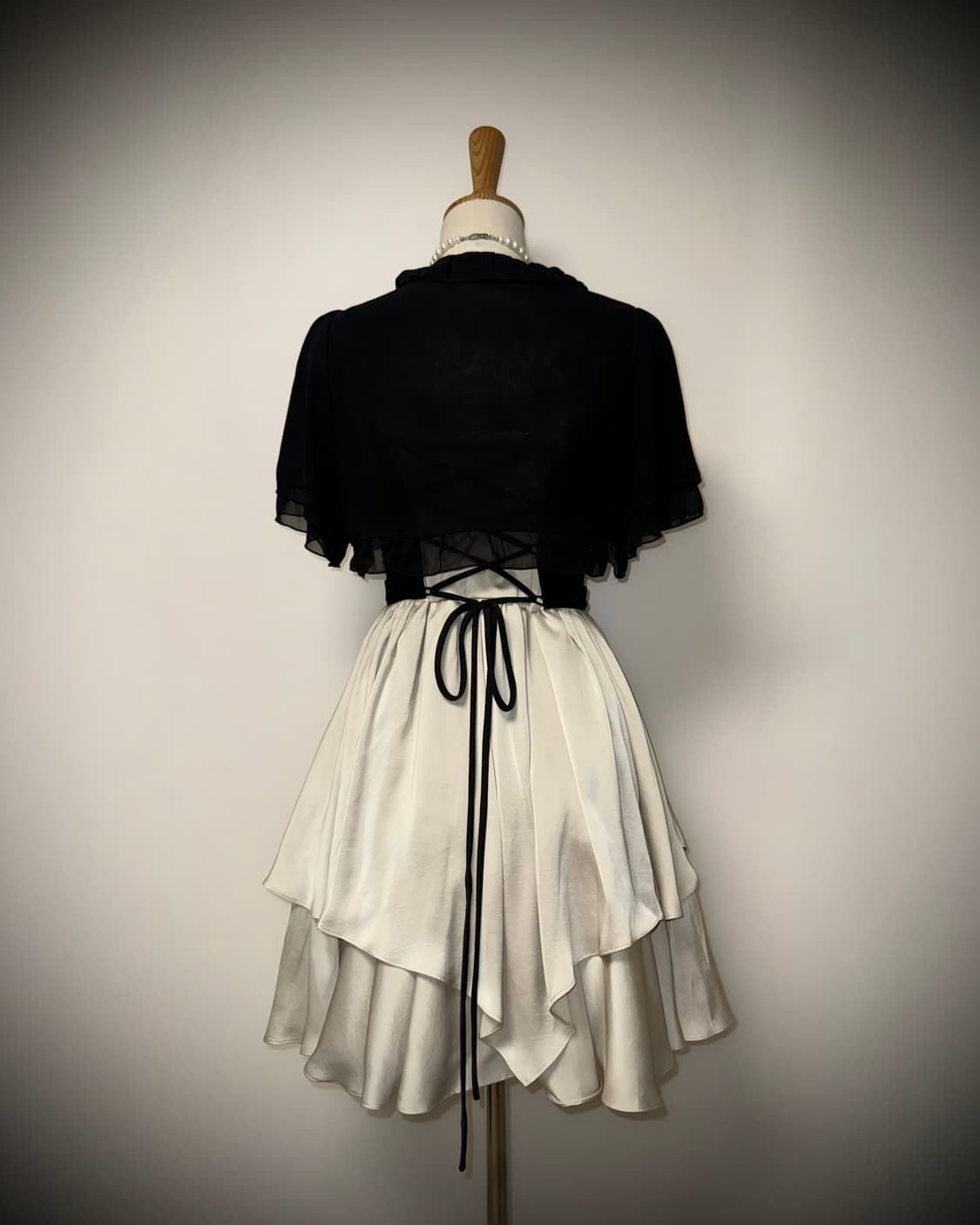 오픈 블랙 고스 볼레로 상품이미지4