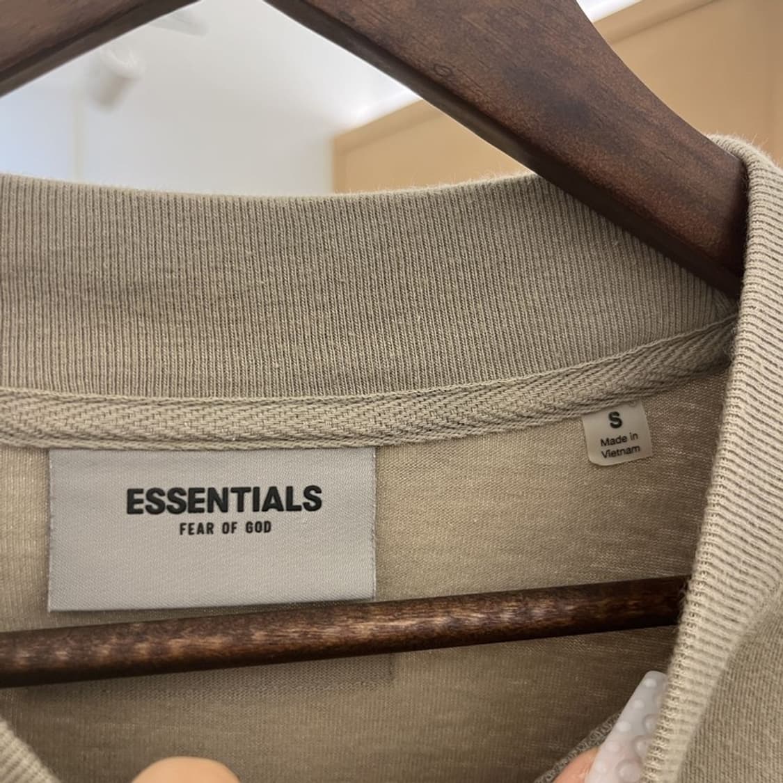 피어 오브 갓 에센셜 캐주얼 빅로고 오버핏 롱슬리브 S C10748 상품이미지5