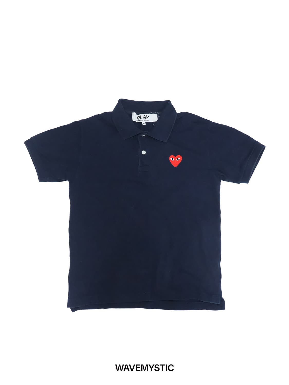 [정품]꼼데가르송 플레이 하트 로고 스트라이프 롱슬리브 M 상품이미지1