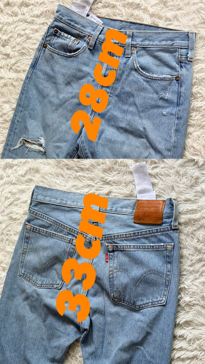 오리지널 메이드 인 USA 빈티지 501® S 스키니 데님 상품이미지3