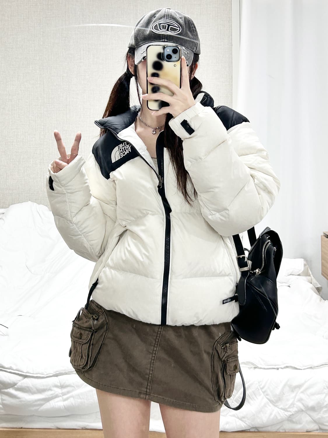 노스페이스 화이트 눕시 상품이미지1