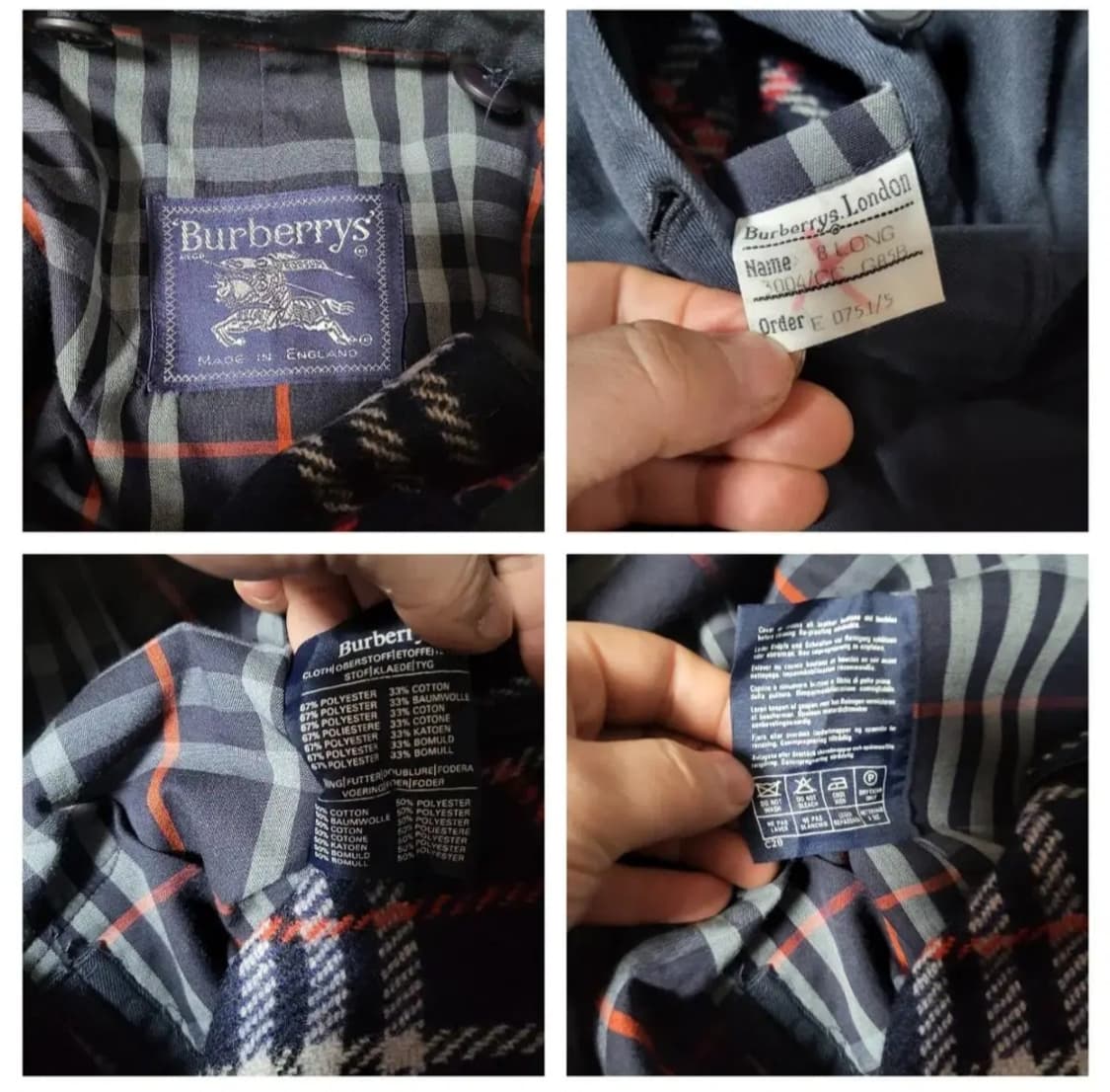 (uk8) 버버리트렌치코트 버버리코트 버버리싱글코트 버버리발마칸코트 상품이미지8