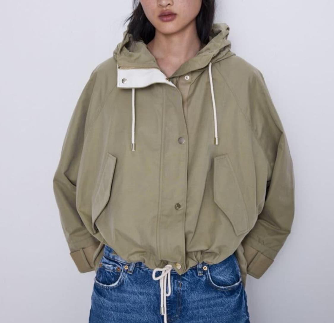 자라 야상 자켓 오버핏 상품이미지2