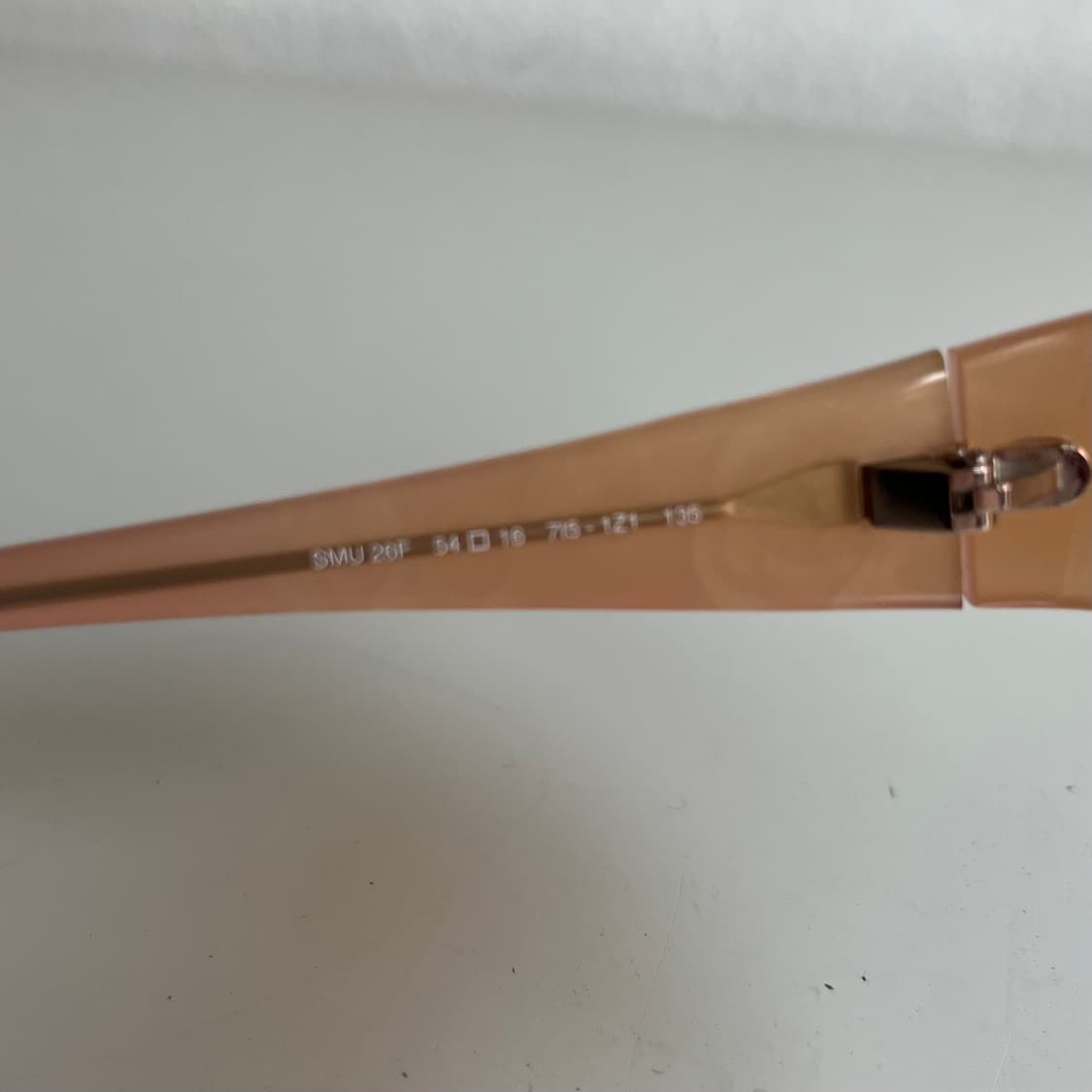 올드 미우미우 베이비 핑크 틴티드 로즈패턴 선글라스 상품이미지5