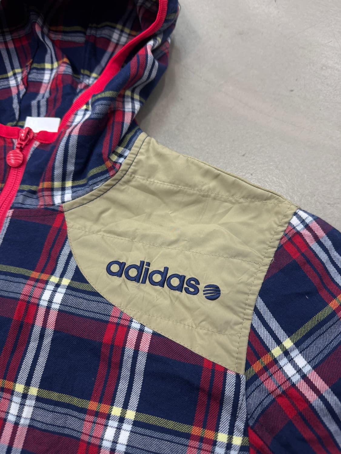 아디다스 체크 후디자켓 M 상품이미지4