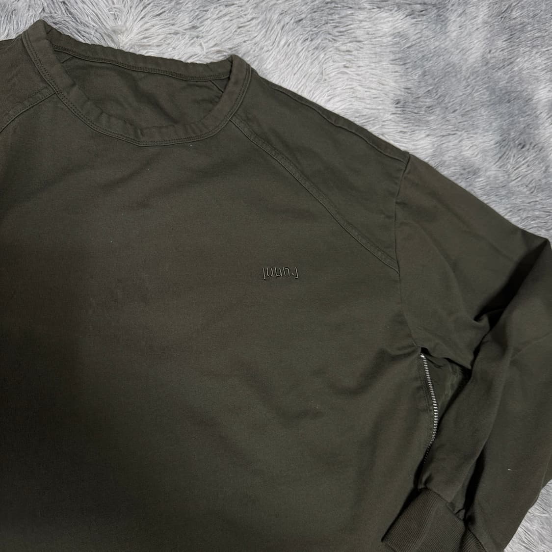 준지 사이드지퍼 맨투맨  46 S사이즈 상품이미지5