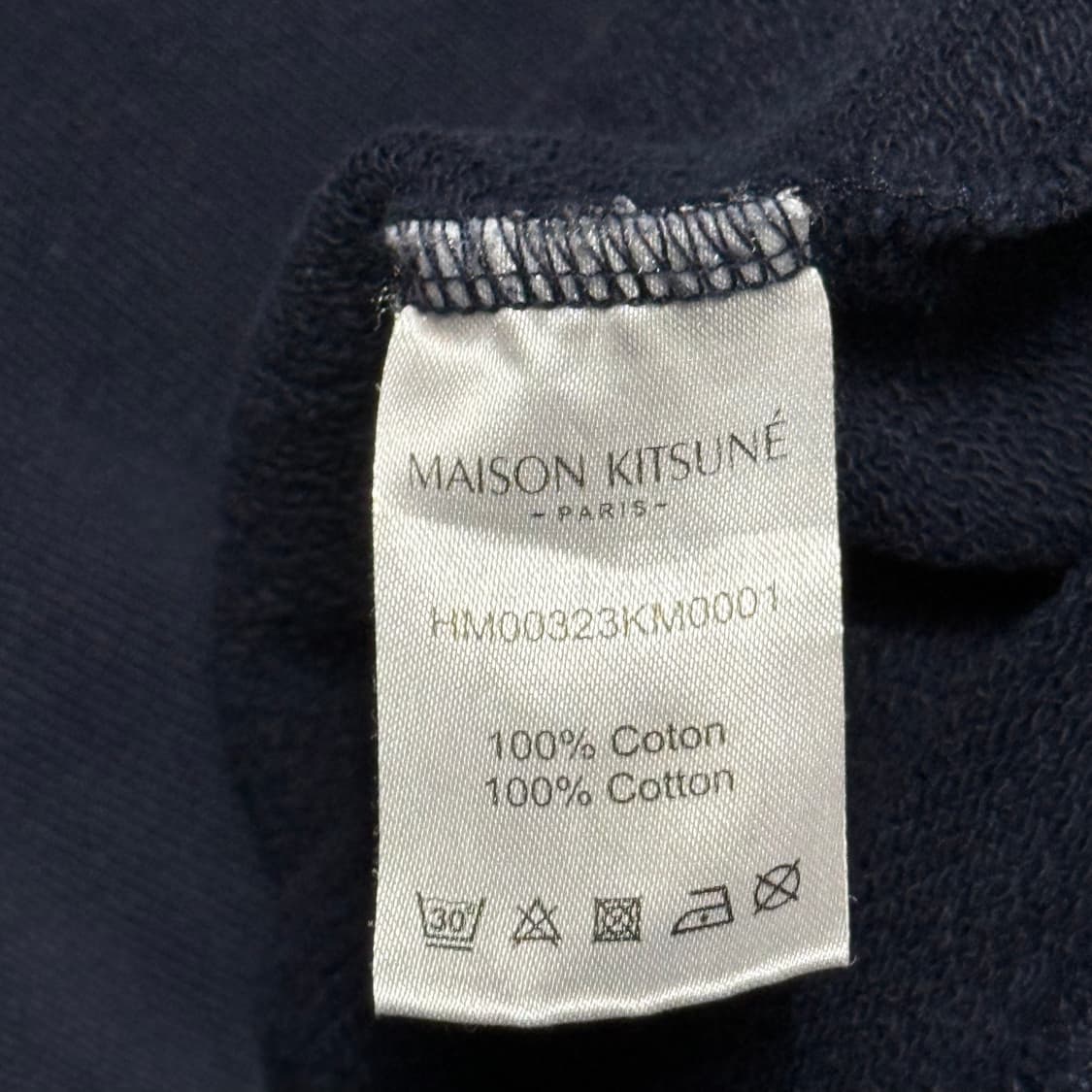 L 메종키츠네 칠랙스 폭스 패치 네이비 맨투맨 상품이미지5
