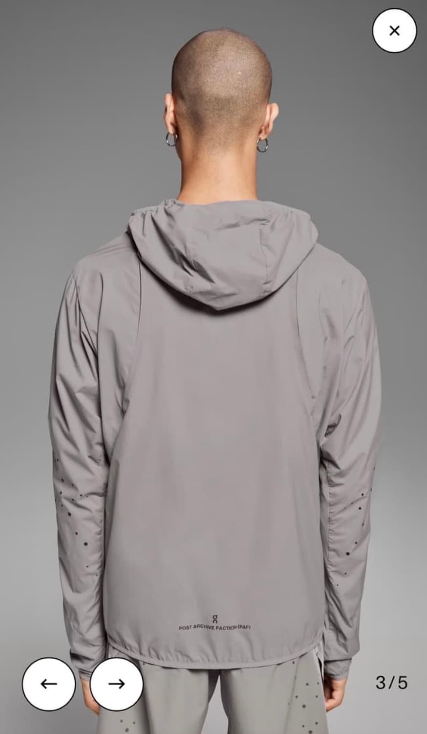 On X POST ARCHIVE FACTION Running Jacket 상품이미지2