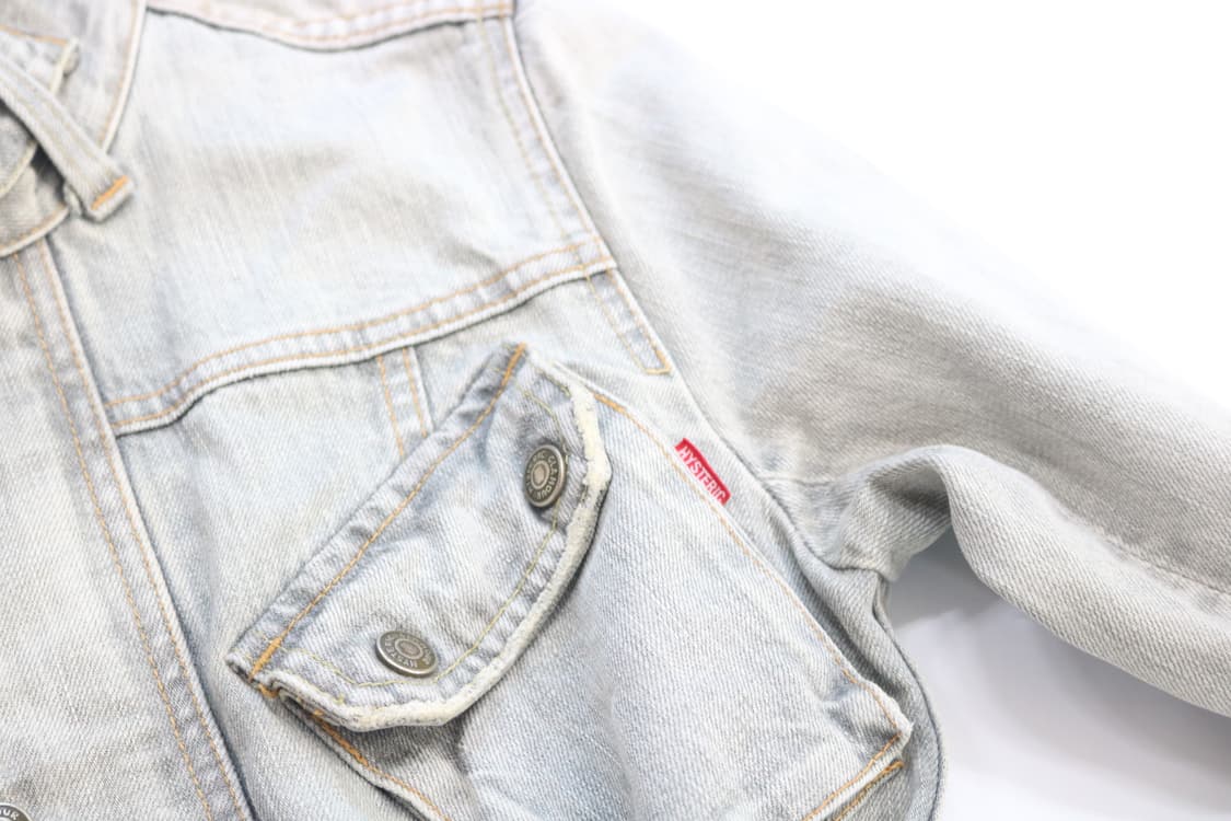 히스테릭글래머 킨키 진 빈티지 벨티드 데님 사파리 자켓 상품이미지5