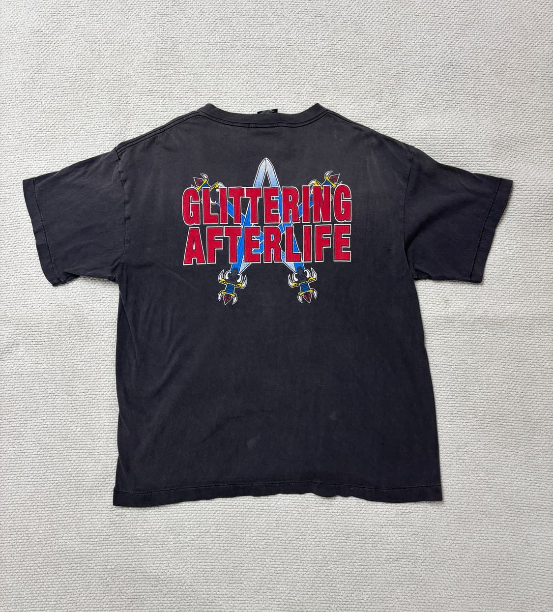 세인트 미카엘 애프터 라이프 티셔츠 블랙 - 23SS 상품이미지5