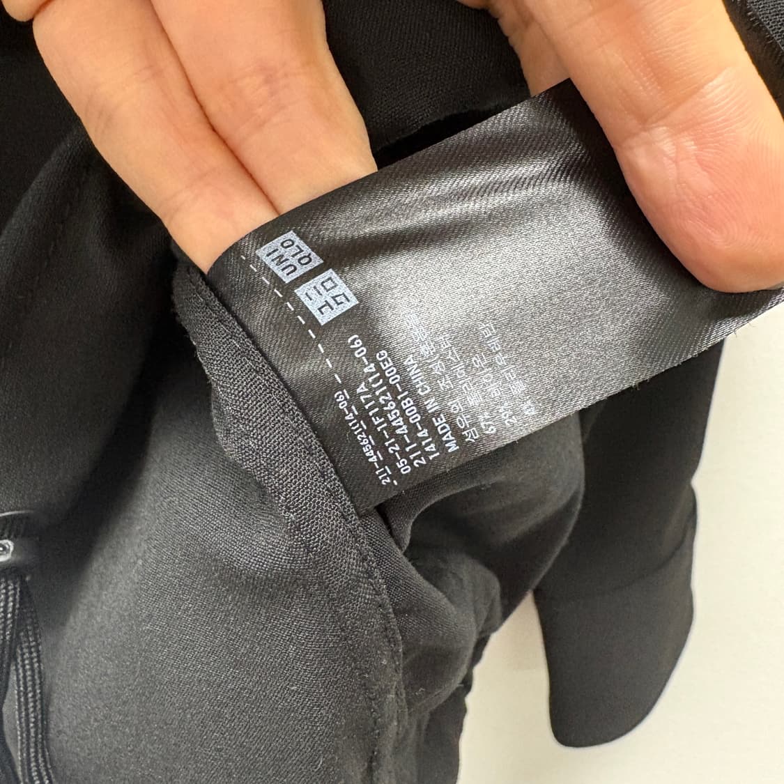 UNIQLO x Theory 블랙 셔츠 자켓 상품이미지3