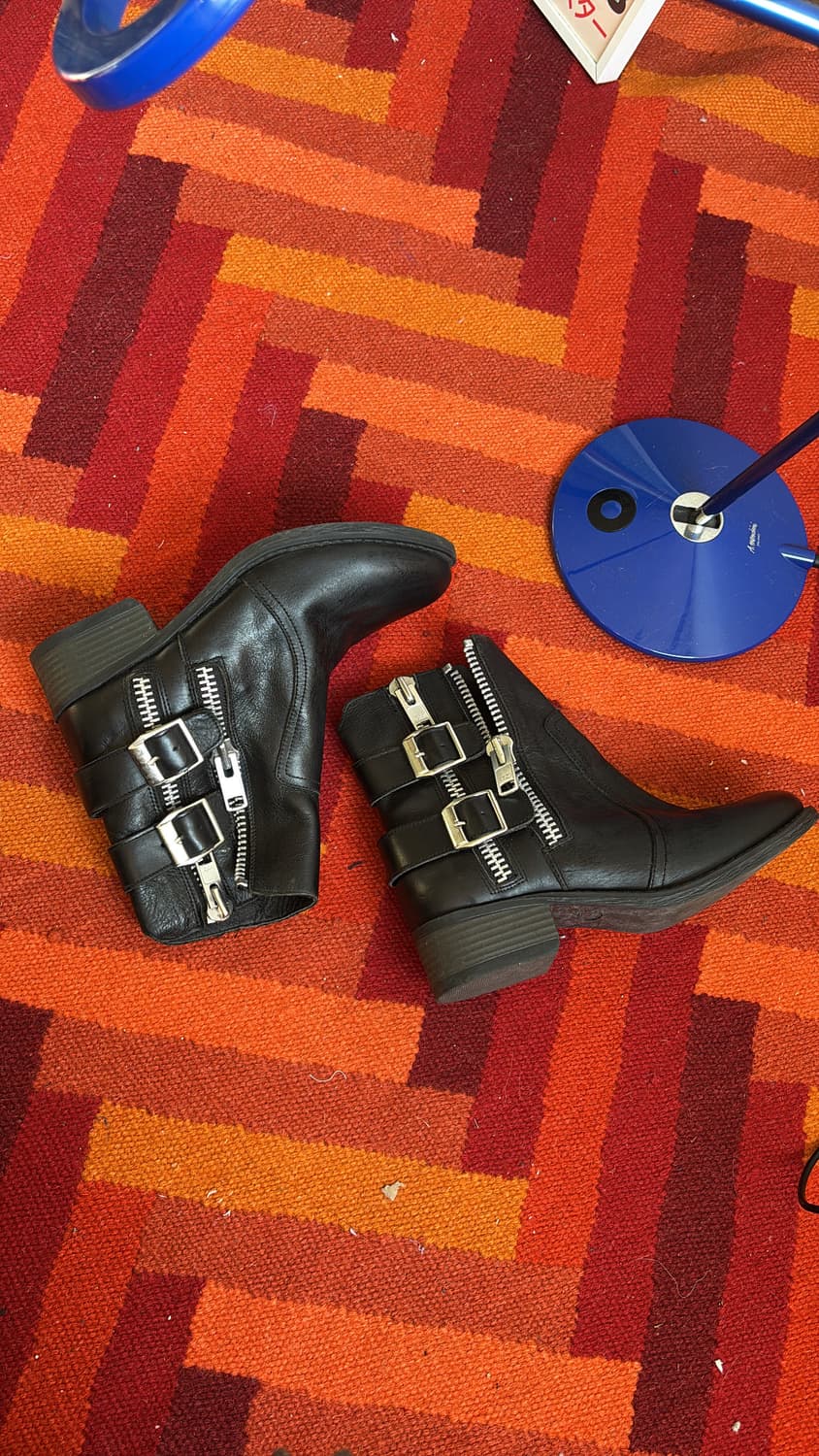 Double Zipper Boots 상품이미지4