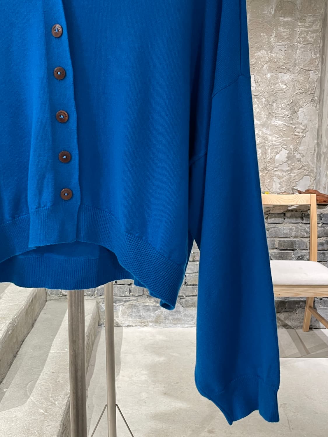 코데라 세룰레오 메리노 울 크롭 가디건 상품이미지5