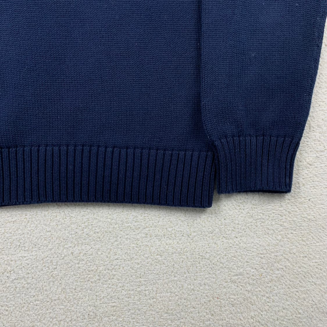 폴로 랄프로렌 신형 포니로고 코튼 니트 네이비 (QR인증) 상품이미지5