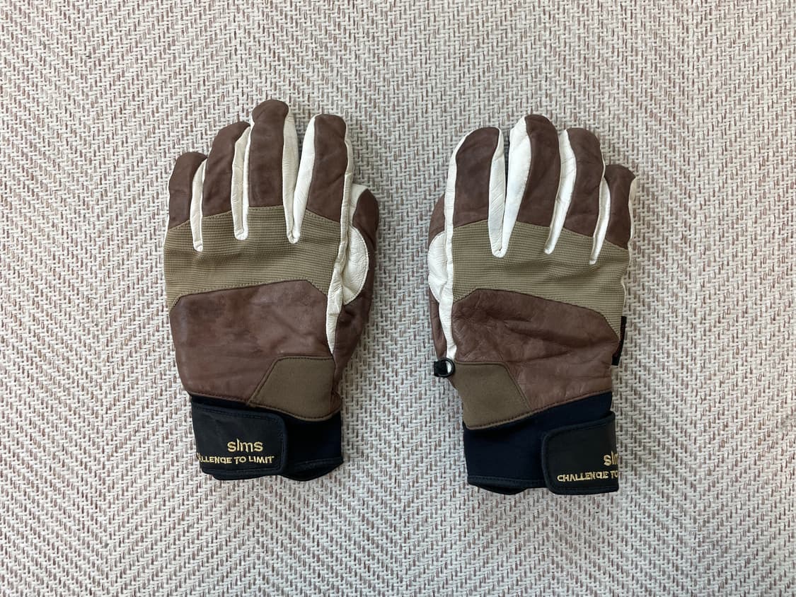 Slms 빈티지 레더 스키 장갑 J03763 상품이미지1