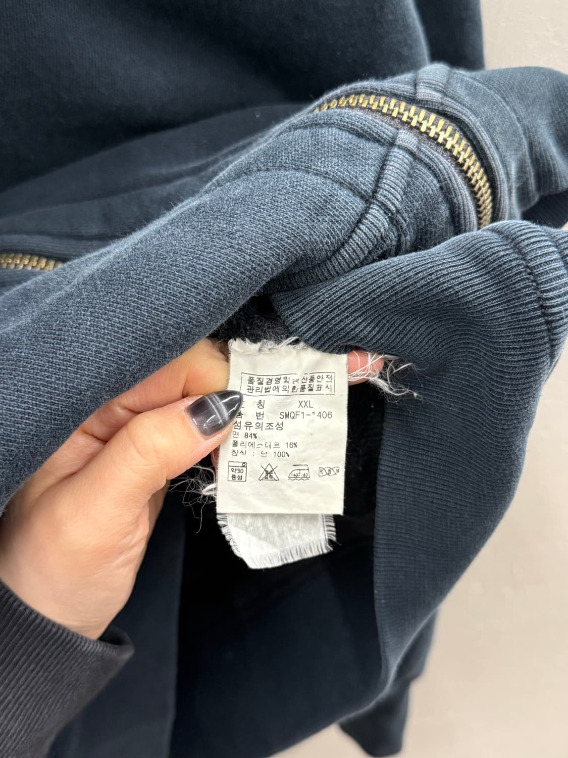 POLO 폴로 랄프로렌 후드집업 네이비 XXL  상품이미지5