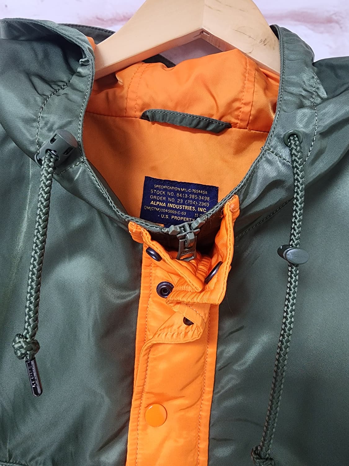 알파인더스트리 아노락 후드 자켓 상품이미지3