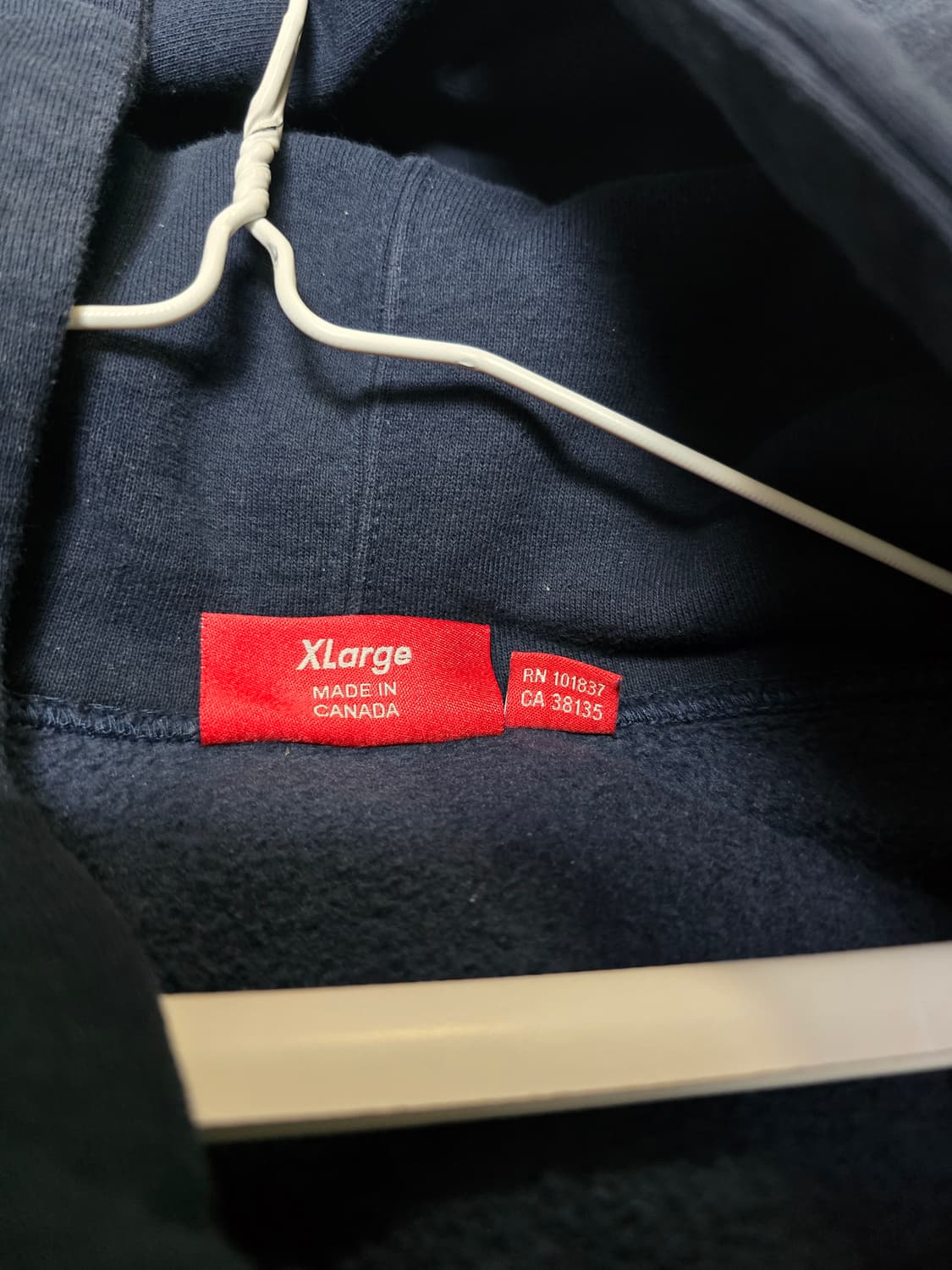 25ss 슈프림 S로고 후드 네이비 XL 상품이미지4