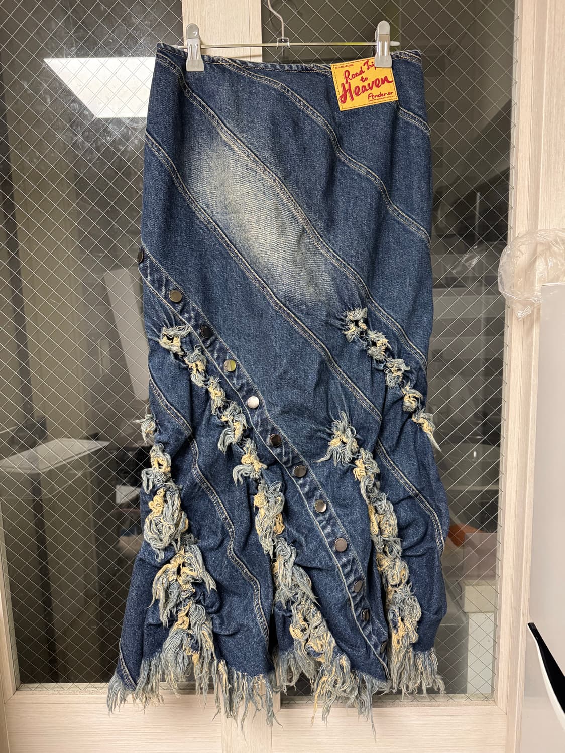 [S] 폰더럴 RAVEL 스모크 데님 스커트 상품이미지3