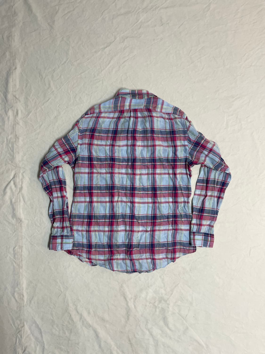 폴로 린넨 체크셔츠  상품이미지7