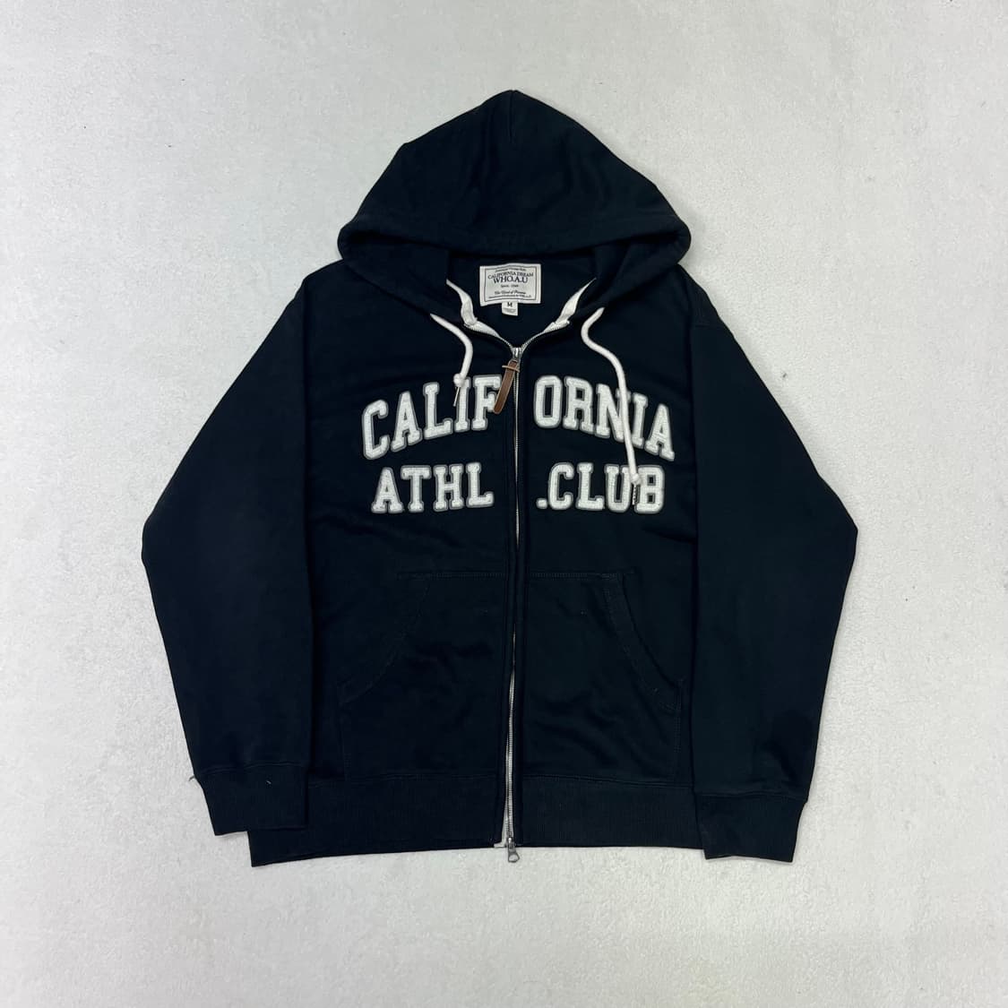 Who.A.U black 2way hood zip-up  상품이미지4
