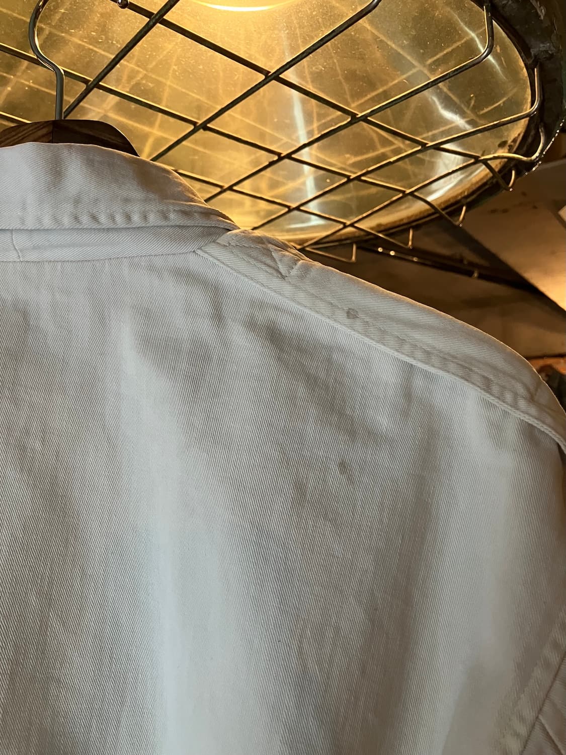 80s USA 빈티지 폴로 랄프로렌 화이트 코튼 A-2 자켓 상품이미지6