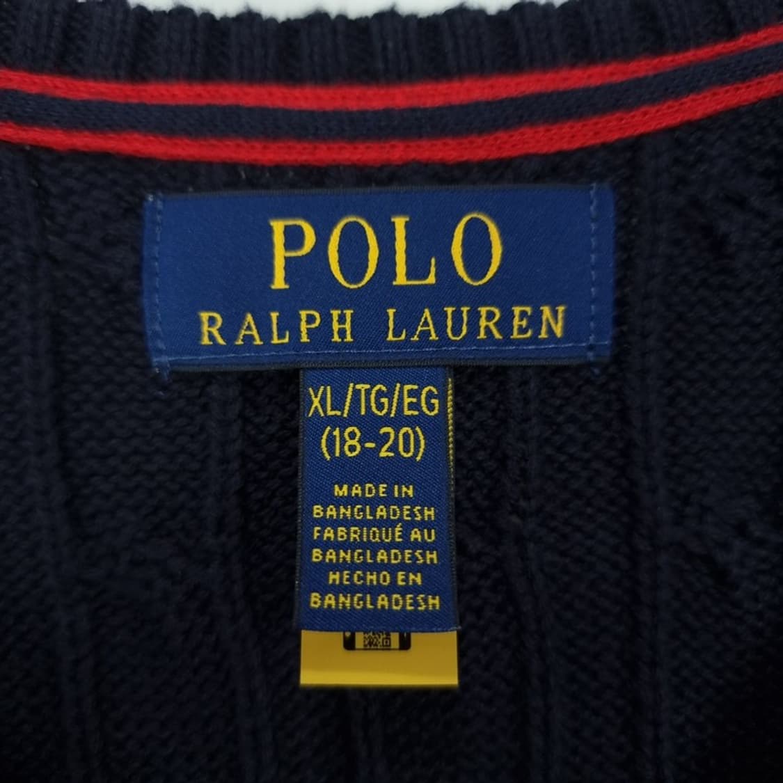 [폴로 랄프로렌] 포니 로고 자수 니트 베스트 조끼 M18859 상품이미지7